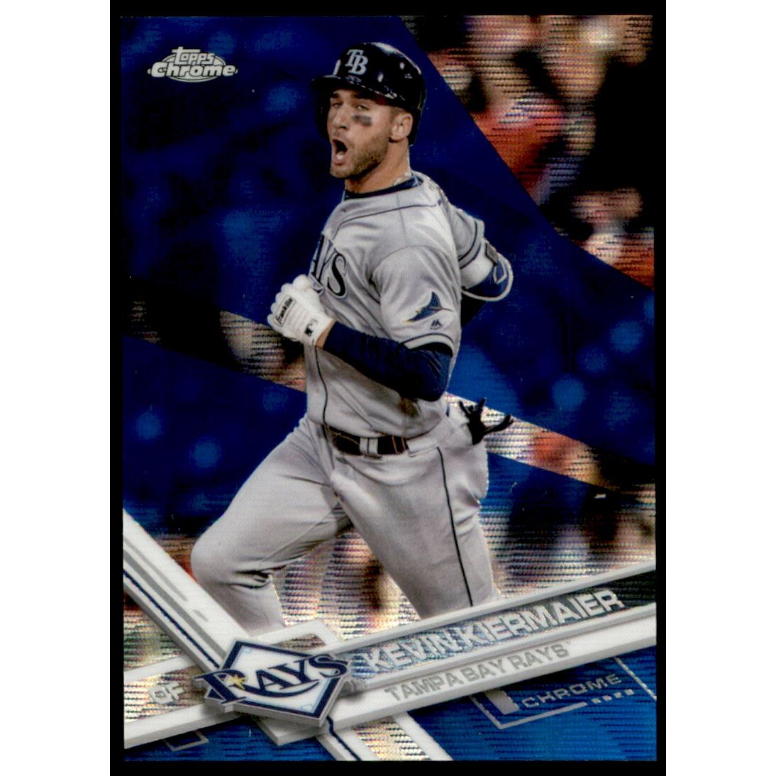 2017 Topps Chrome Blue Wave Refractors #108 Kevin Kiermaier