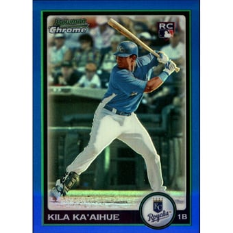 2010 Bowman Chrome Blue Refractors #184 Kila Ka'aihue