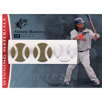 2008 SPx Winning Materials Baseball 99 #MR Manny Ramirez