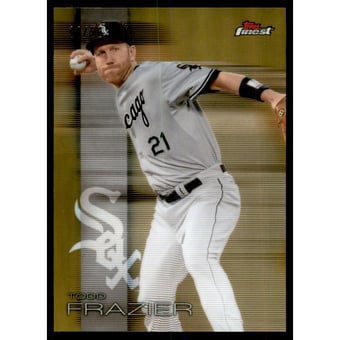 2016 Finest Gold Refractors #86 Todd Frazier