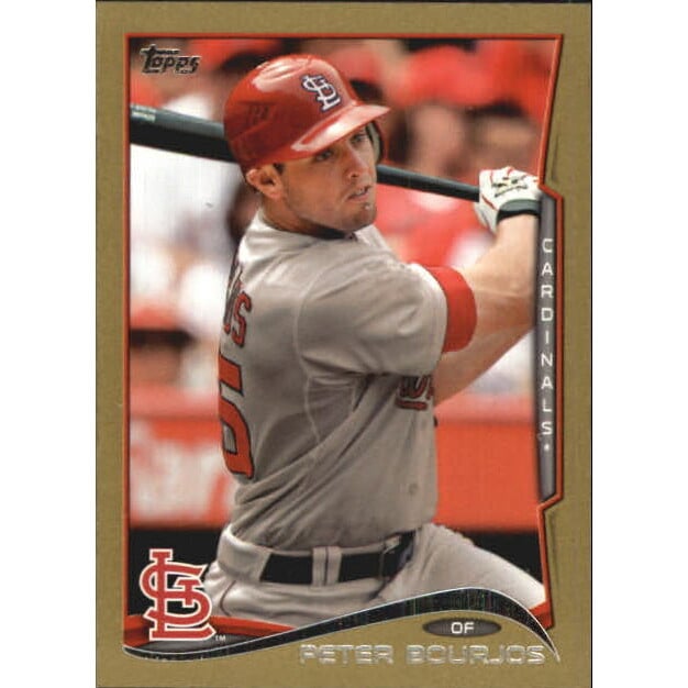 2014 Topps Mini Gold #480 Peter Bourjos. rookie card picture