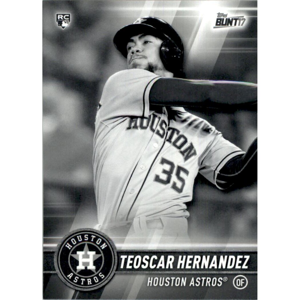 2017 Topps Bunt Black #18 Teoscar Hernandez. rookie card picture