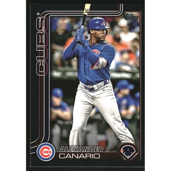 2025 Topps Black #655 Alexander Canario