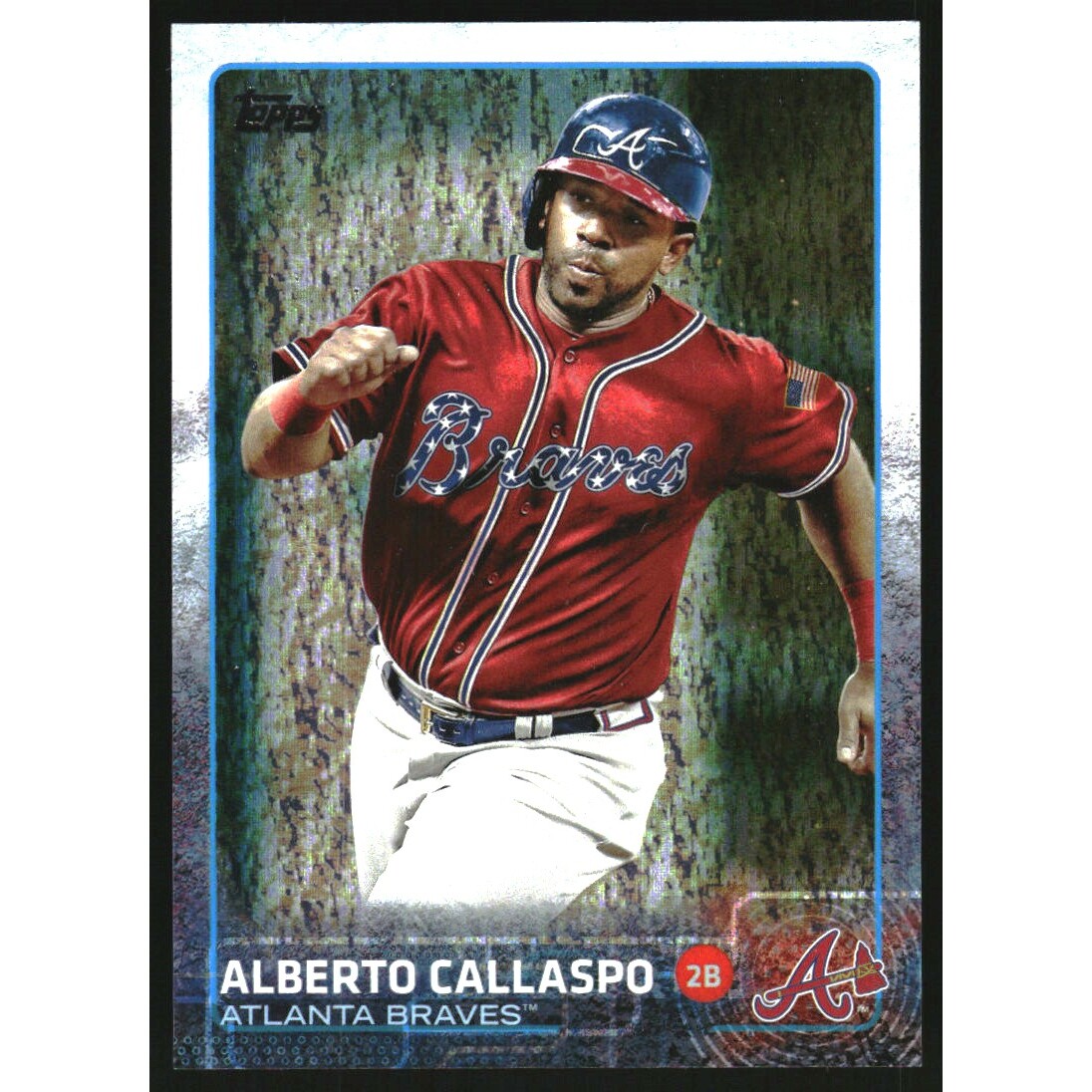 2015 Topps Factory Set Sparkle Foil #543 Alberto Callaspo. rookie card picture