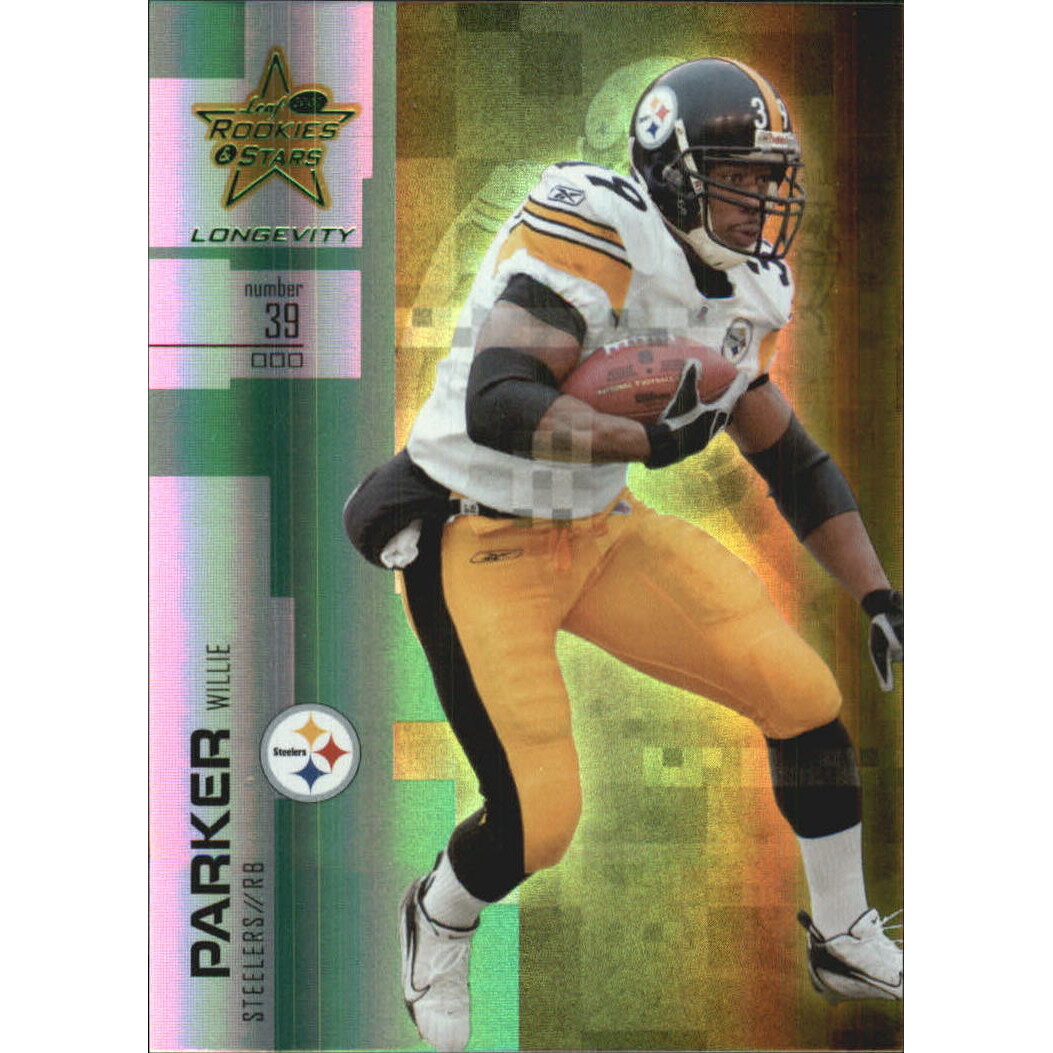 2007 Leaf Rookies and Stars Longevity Emerald #75 Willie Parker