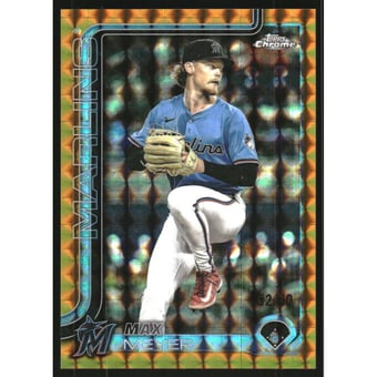 2025 Topps Chrome Update Gold Geometric Refractors #USC183 Max Meyer