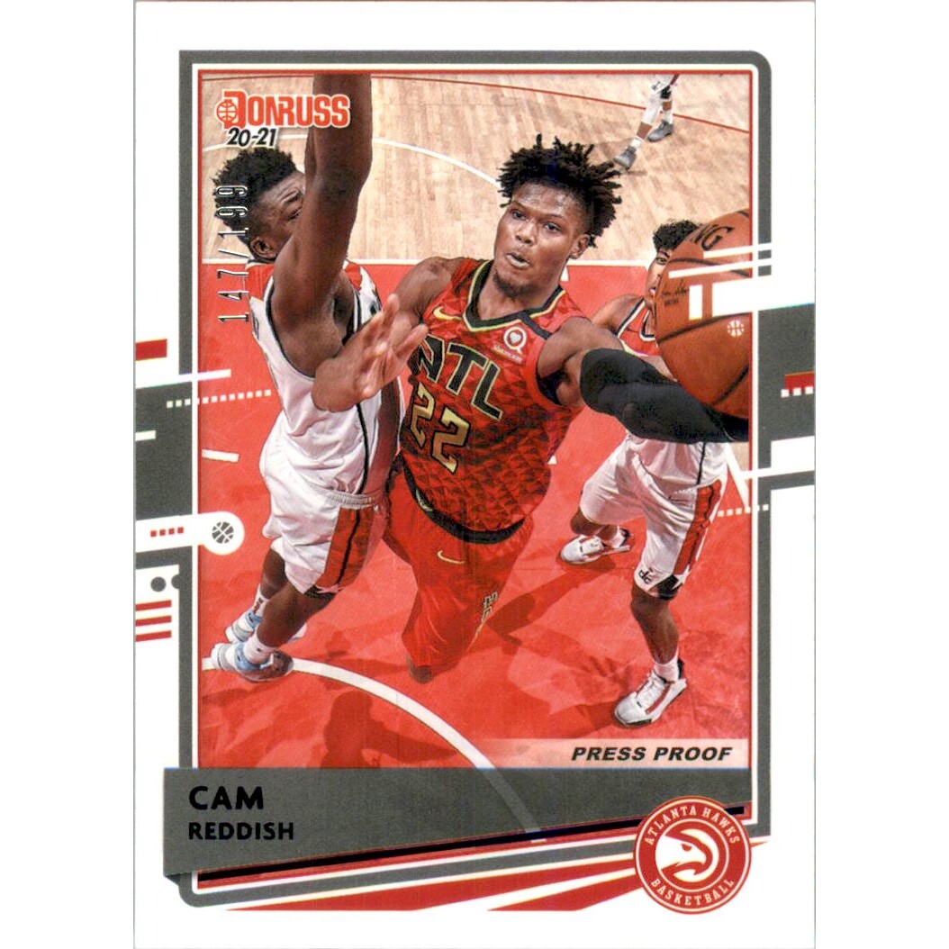 2020-21 Donruss Press Proof Purple #120 Cam Reddish