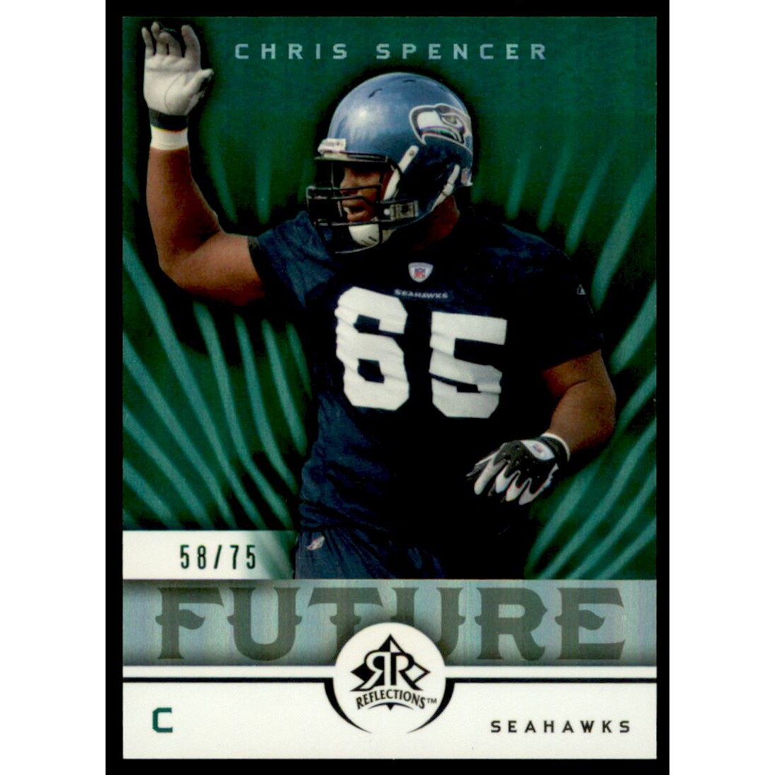 2005 Reflections Green #144 Chris Spencer