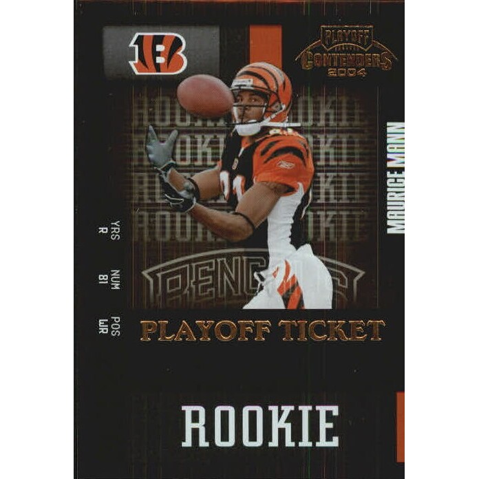 2004 Playoff Contenders Playoff Ticket #156 Maurice Mann