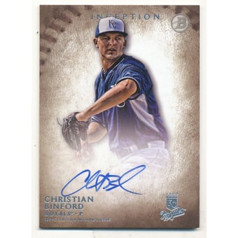 2015 Bowman Inception Prospect Autographs #PACB Christian Binford
