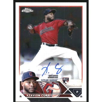 2023 Topps Chrome Update Rookie Autographs #RAXC Xzavion Curry