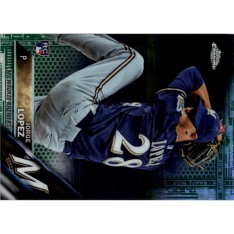 2016 Topps Chrome Green Refractors #94 Jorge Lopez
