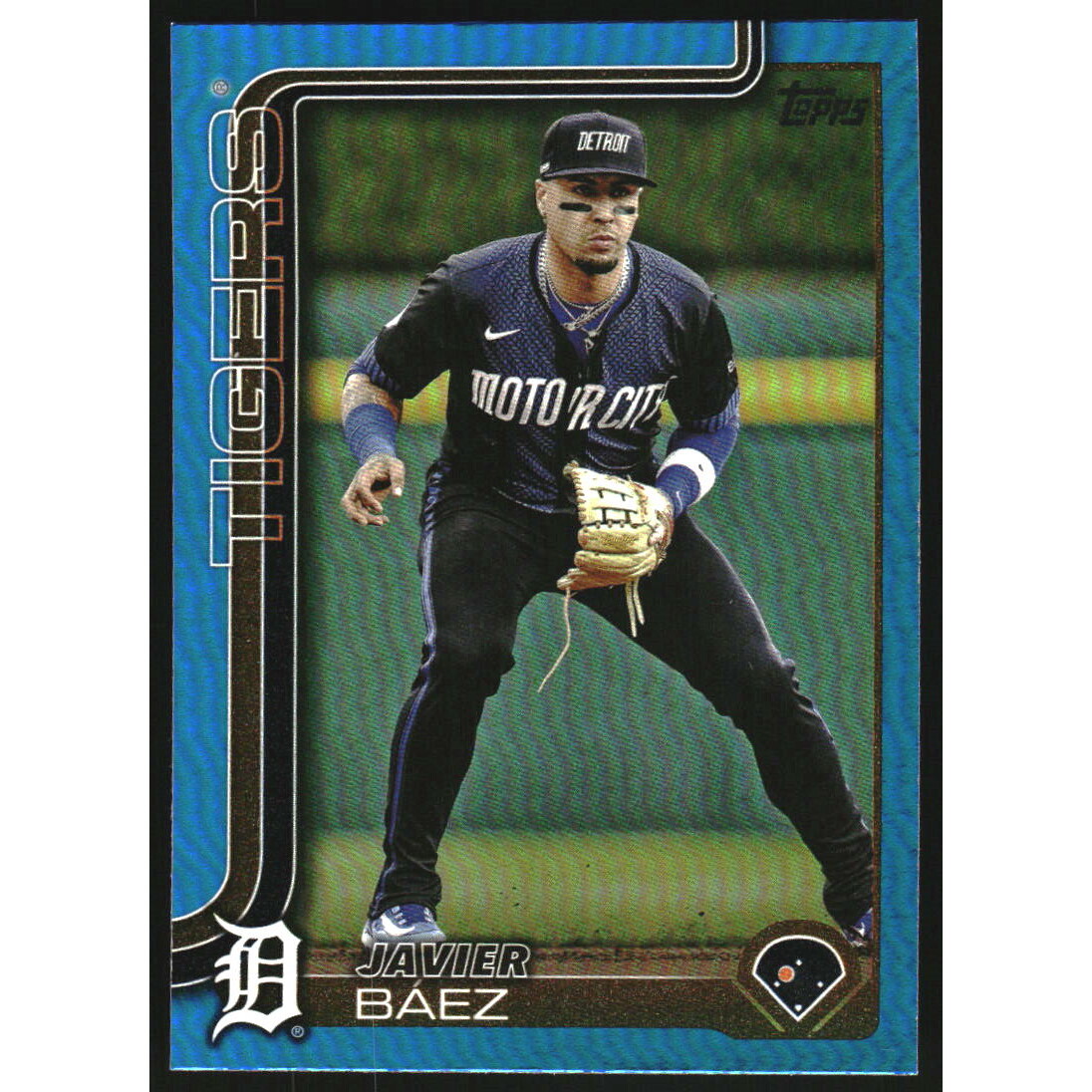 2025 Topps Blue Rainbow Foil #545 Javier Baez. rookie card picture