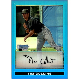 2009 Bowman Chrome Prospects Blue Refractors #BCP134 Tim Collins