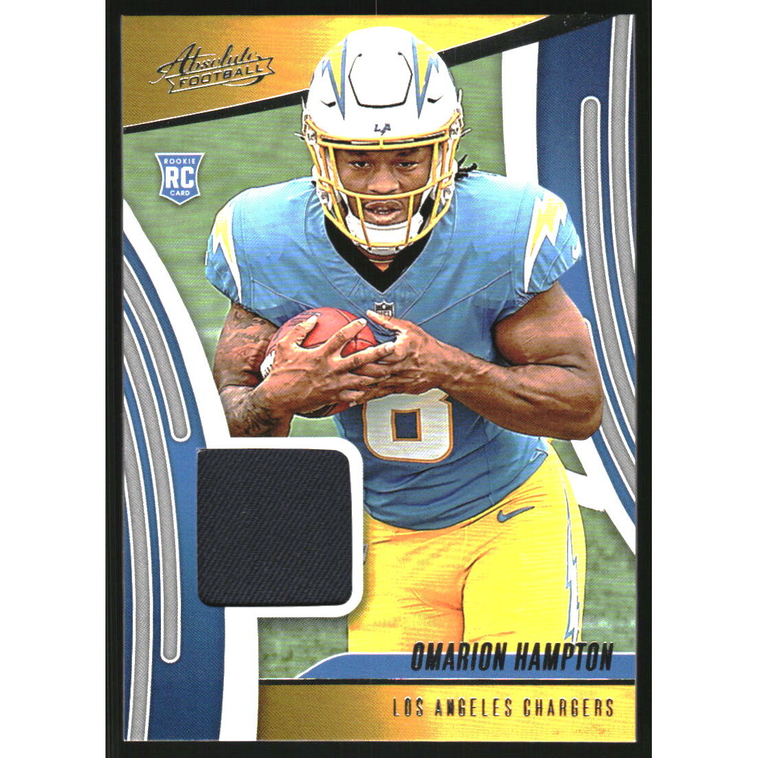 2025 Absolute Absolute Rookie Materials #23 Omarion Hampton