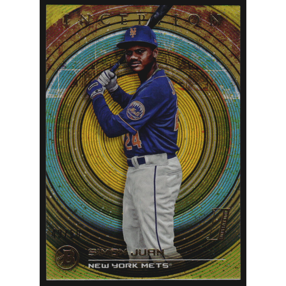 2022 Bowman Inception Gold #83 Simon Juan
