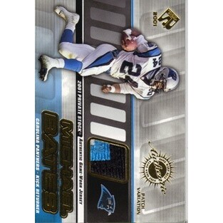2001 Private Stock Game Worn Gear Patch #18 Michael Bates/350