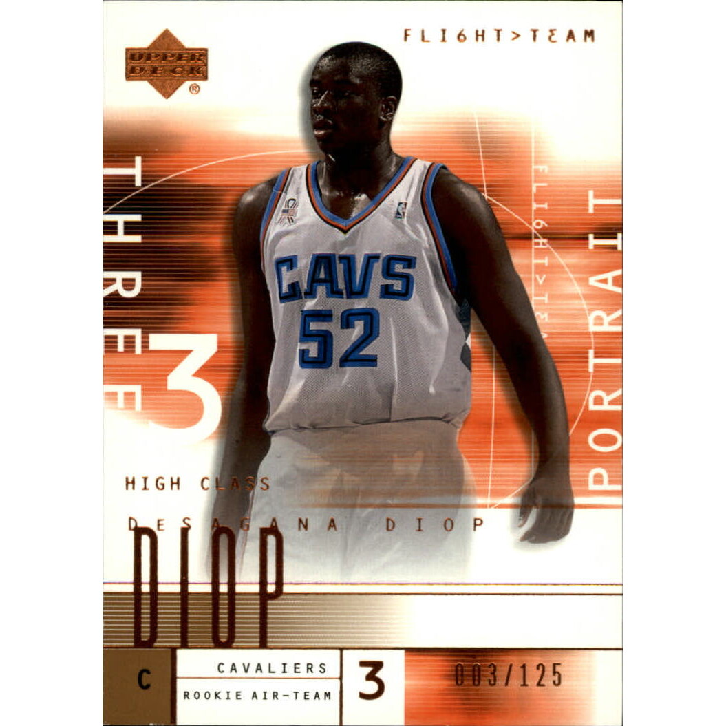2001-02 Upper Deck Flight Team Copper #97 DeSagana Diop 2001-02 Upper Deck Flight Team Copper #97 DeSagana Diop