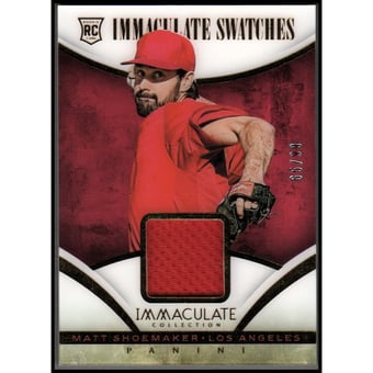 2014 Immaculate Collection Immaculate Swatches #83 Matt Shoemaker/99