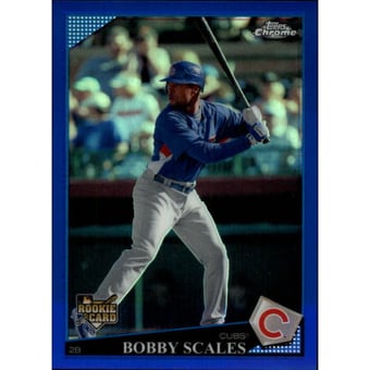 2009 Topps Chrome Blue Refractors #220 Bobby Scales