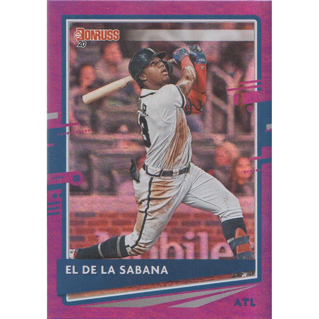 2020 Donruss Holo Purple Variations #170 Ronald Acuna Jr.