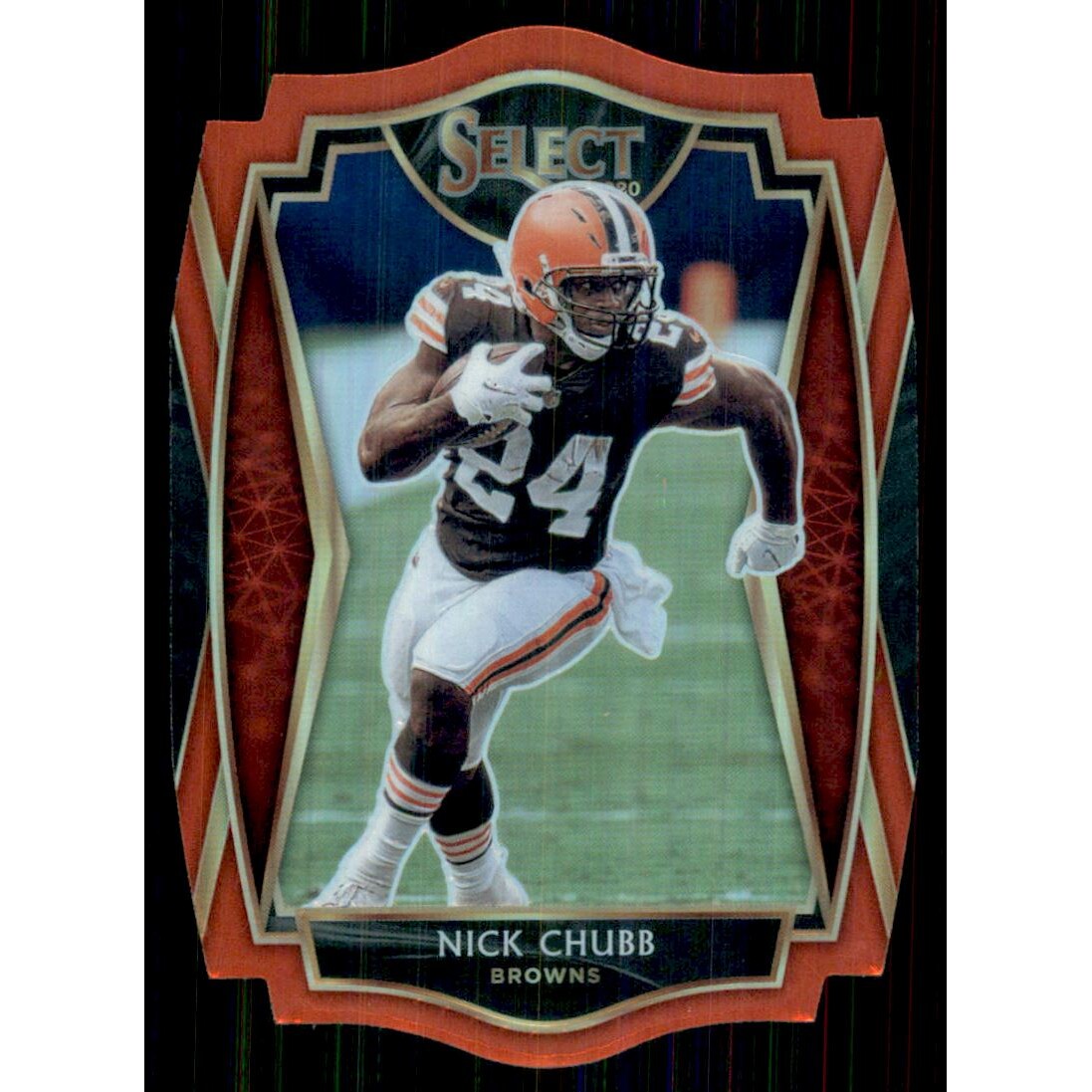 2020 Select Prizm Red Die Cut #125 Nick Chubb