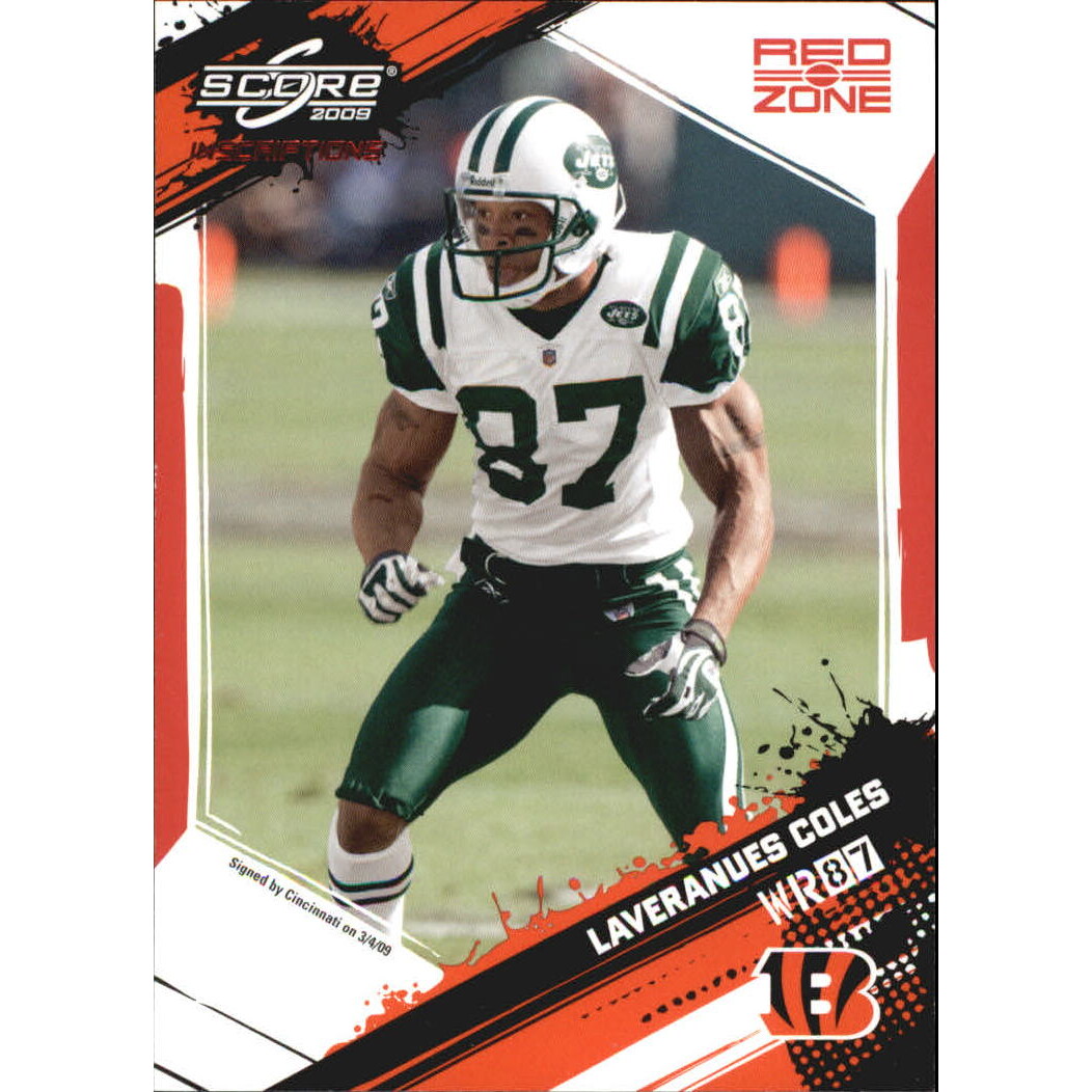 2009 Score Inscriptions Red Zone #206 Laveranues Coles