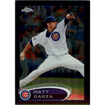 2012 Topps Chrome Black Refractors #95 Matt Garza