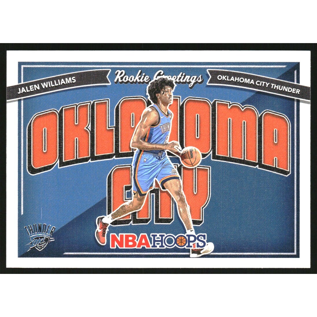 2022-23 Hoops Rookie Greetings #12 Jalen Williams