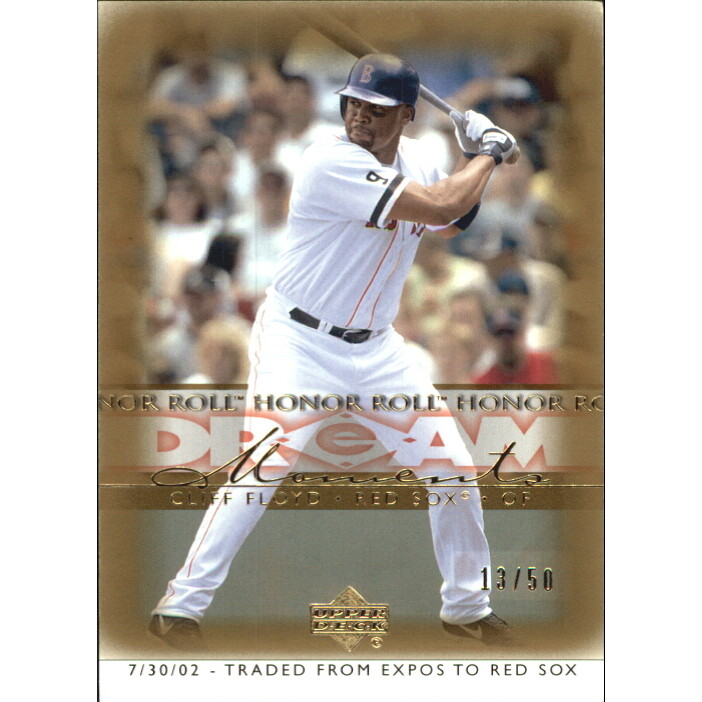 2002 Upper Deck Honor Roll Gold #103 Cliff Floyd DM. rookie card picture