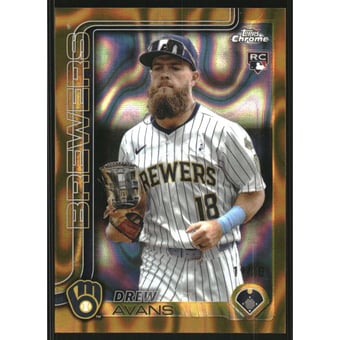 2025 Topps Chrome Update Gold Lava Refractors #USC47 Drew Avans