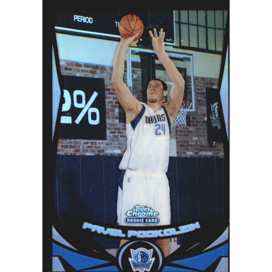 2004-05 Topps Chrome Refractors Black #186 Pavel Podkolzin