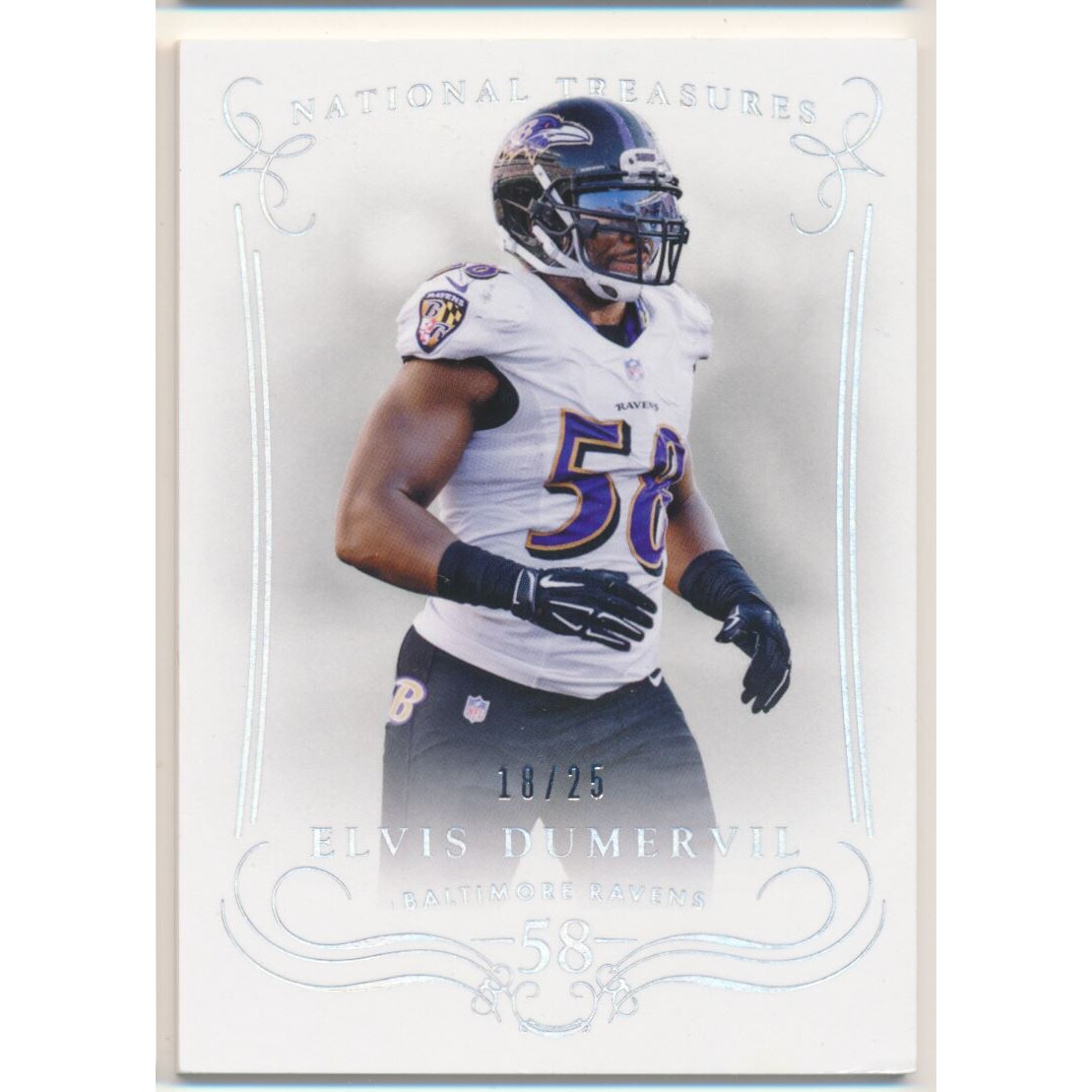 2014 Panini National Treasures Century Silver #35 Elvis Dumervil