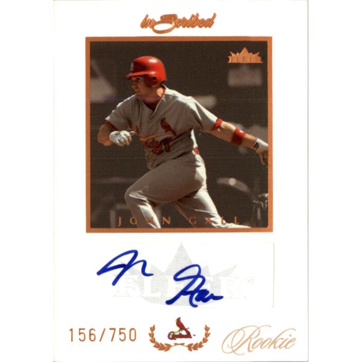 2004 Fleer InScribed Rookie Autographs #96 John Gall/350 *. rookie card picture