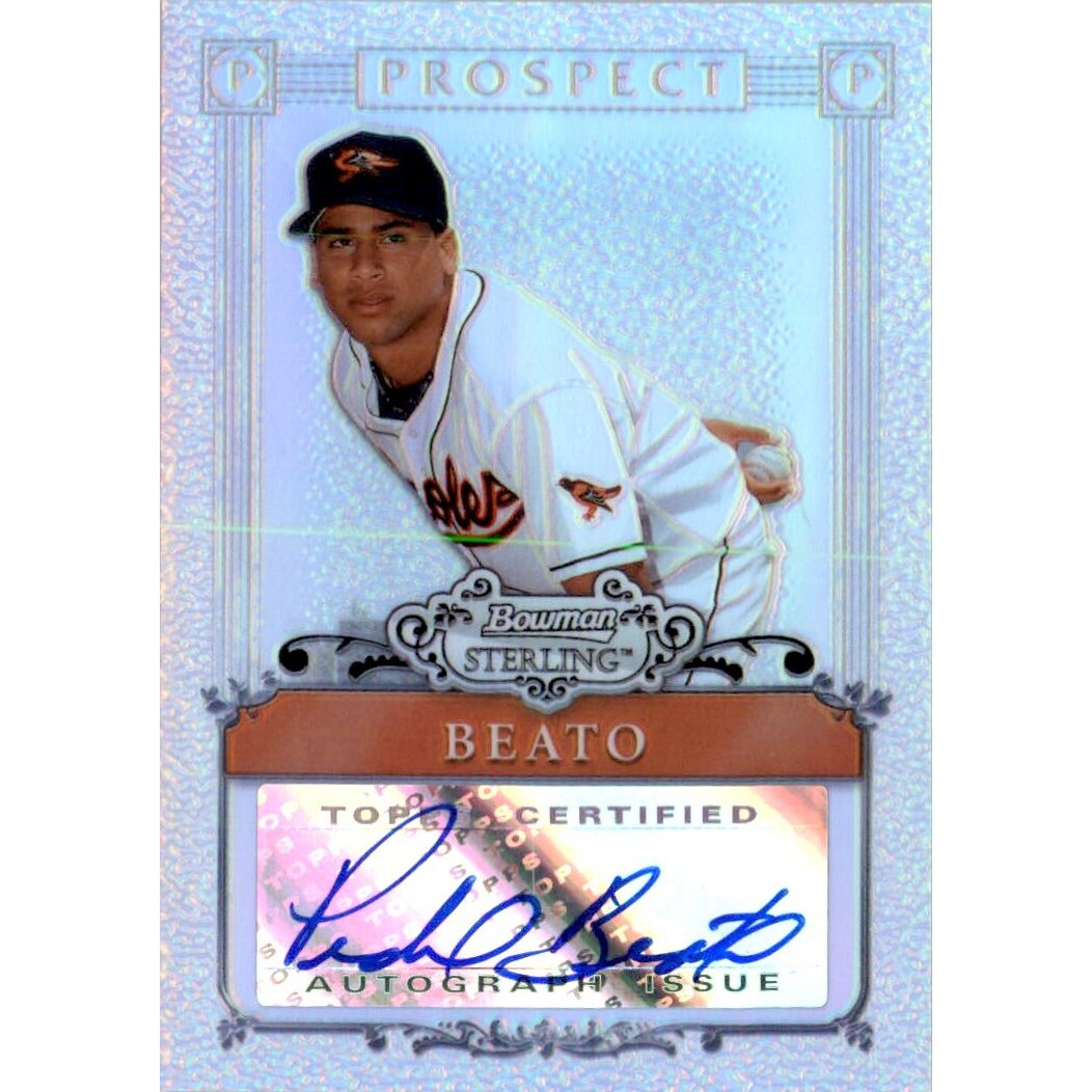 2006 Bowman Sterling Prospects Refractors #PB Pedro Beato AU
