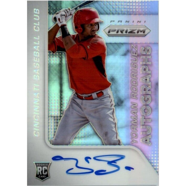 2015 Panini Prizm Autograph Prizms #48 Yorman Rodriguez. rookie card picture