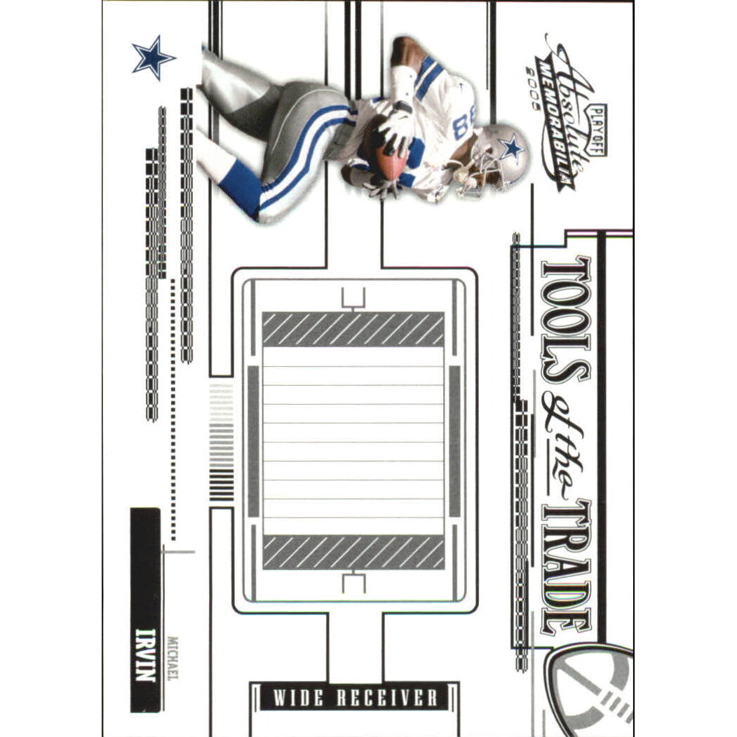 2005 Absolute Memorabilia Tools of the Trade Black #65 Michael Irvin