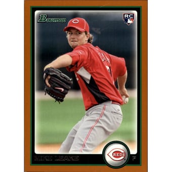 2010 Bowman Orange #196 Mike Leake
