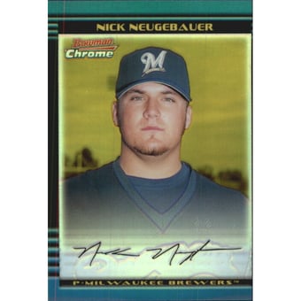 2002 Bowman Chrome Gold Refractors #236 Nick Neugebauer
