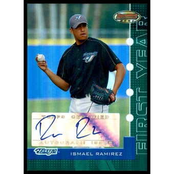 2005 Bowman's Best Green #115 Ismael Ramirez FY AU