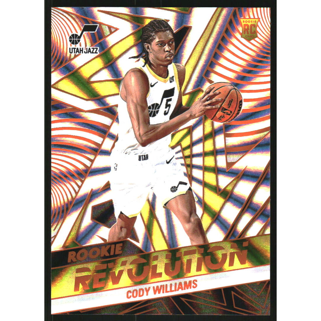 2024-25 Panini Revolution Rookie Revolution Sunburst #3 Cody Williams