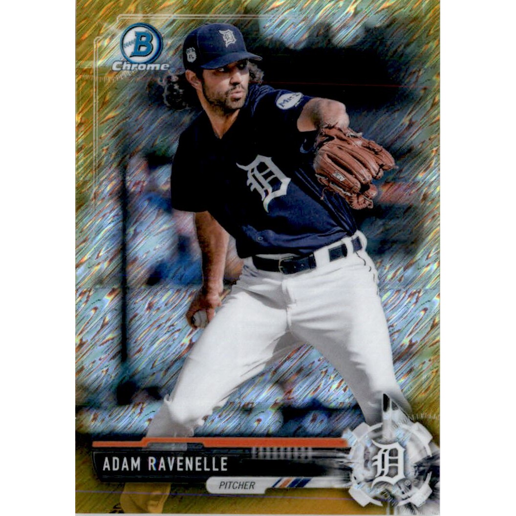 2017 Bowman Chrome Prospects Gold Shimmer Refractors #BCP189 Adam Ravenelle
