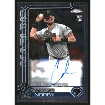 2025 Topps Chrome Rookie Autographs #RACN Connor Norby