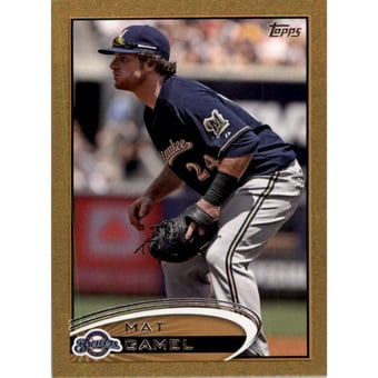 2012 Topps Mini Gold #472 Mat Gamel