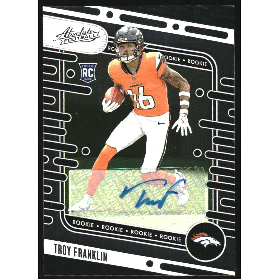 2024 Absolute Signatures #178 Troy Franklin