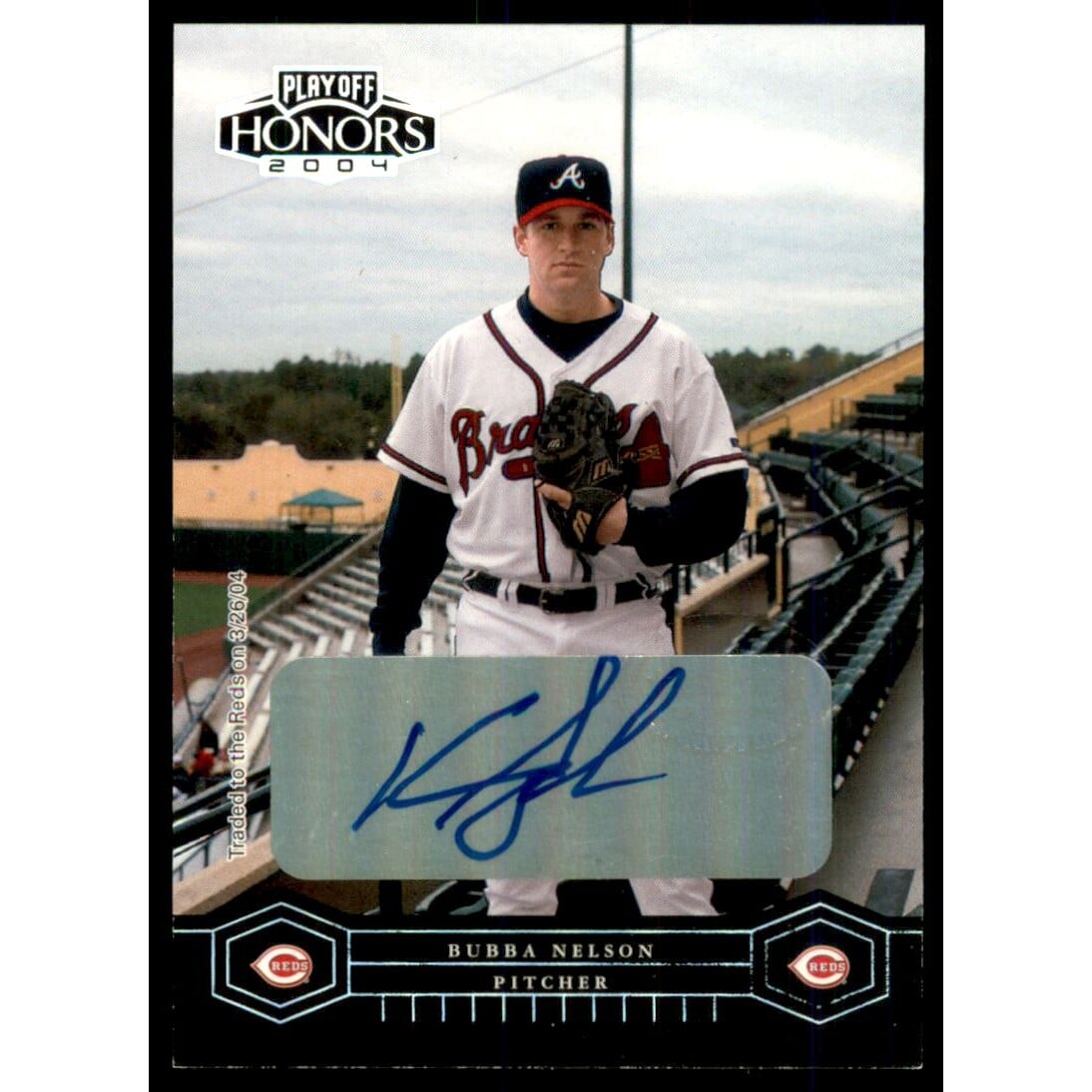 2004 Playoff Honors Signature Silver #17 Bubba Nelson/100