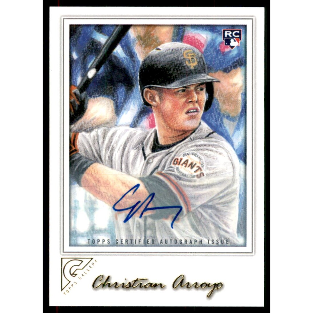 2017 Topps Gallery Autographs #124 Christian Arroyo