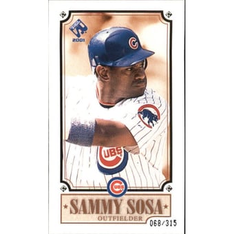 2001 Private Stock PS-206 Stars #6 Sammy Sosa