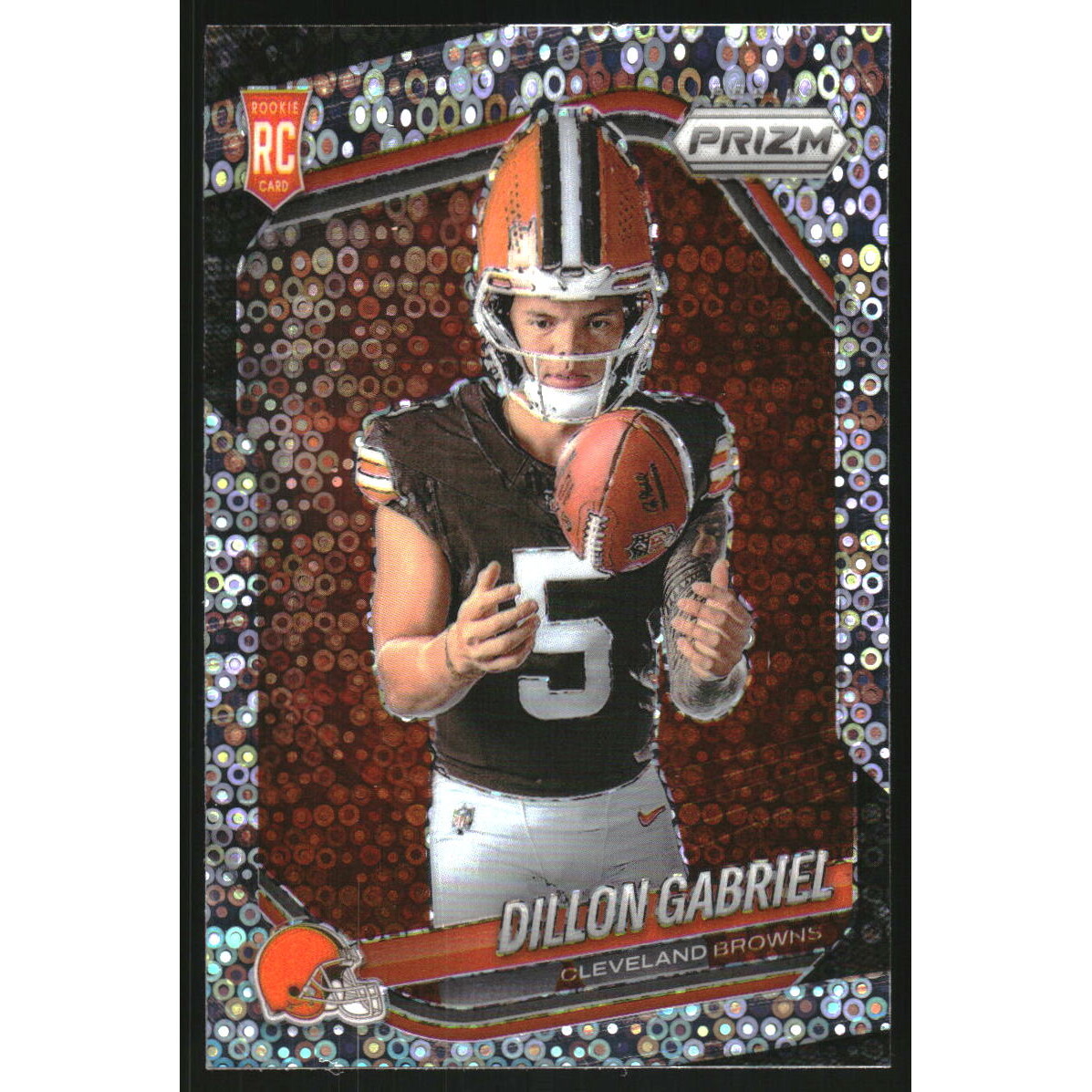 2025 Panini Prizm Prizms No Huddle #406 Dillon Gabriel