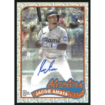 2024 Topps '89 Topps Silver Pack Chrome Series 2 Autographs #2T89C99 Jacob Amaya